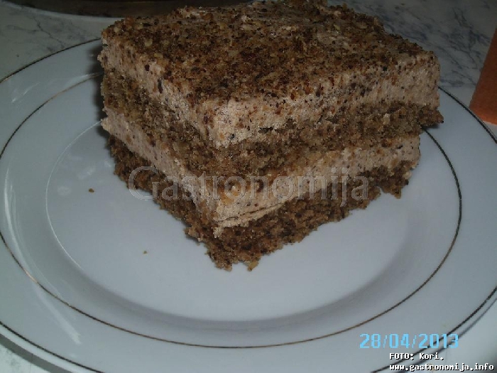 posna ljesnik torta